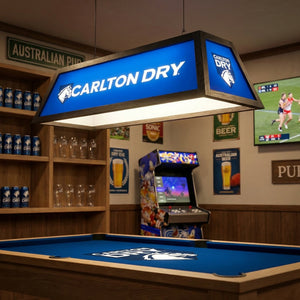 Carlton Dry Branded Pool Table Lamp