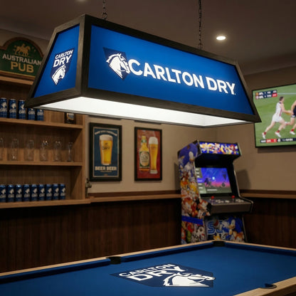 Carlton Dry Branded Pool Table Lamp (SHIPS IN 8 WEEKS)