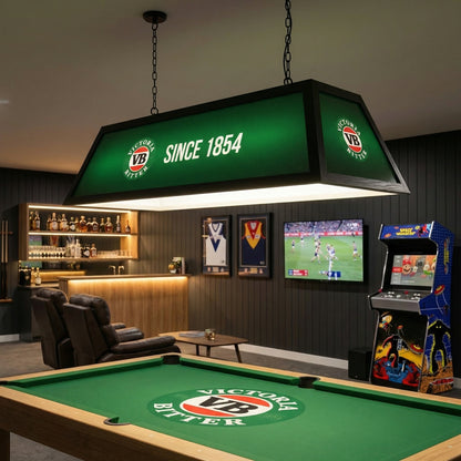 Victoria Bitter Branded Pool Table Lamp (SHIPS IN 8 WEEKS)