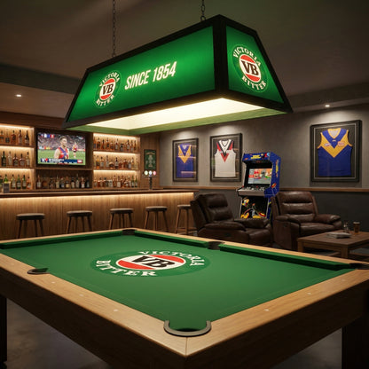 Victoria Bitter Branded Pool Table Lamp (SHIPS IN 8 WEEKS)