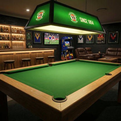 Victoria Bitter Branded Pool Table Lamp (SHIPS IN 8 WEEKS)