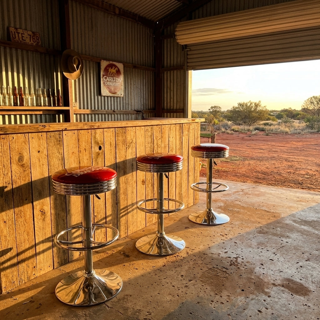 Carlton Draught Retro Bar Stool