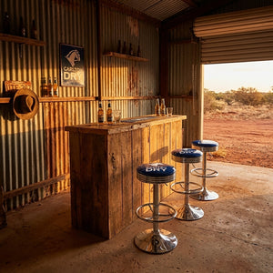 Carlton Dry Retro Bar Stool and Table Set