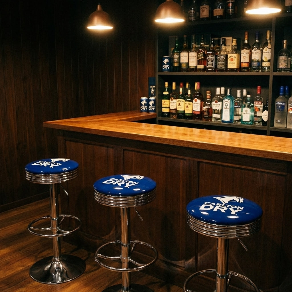Carlton Dry Retro Bar Stool