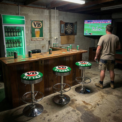 Victoria Bitter Retro Bar Stool