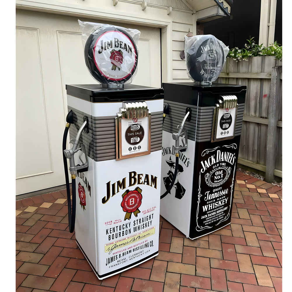 Jack Daniels Retro Petrol Bowser Fridge Bar Fridge or Freezer A Man