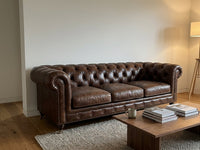 The Magistrate Show-Wood Chesterfield - Three-Seat