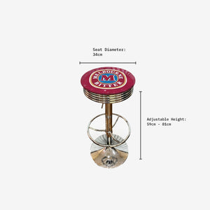 Melbourne Bitter Bar Stool dimensions