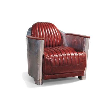 Mustang Aviator Tub Chair – Oxblood