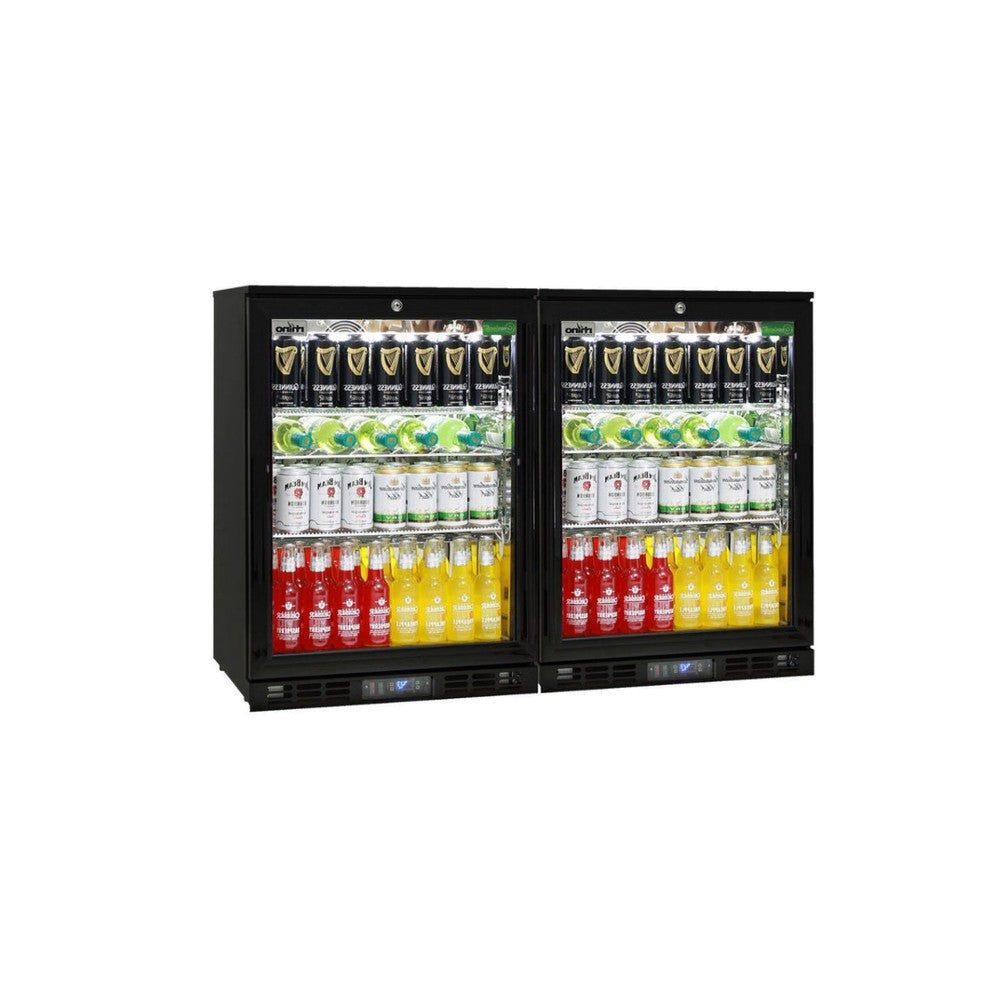 Alfresco Glass 2 Door Bar Fridge Energy Efficient (ON BACKORDER FOR MID MAY)
