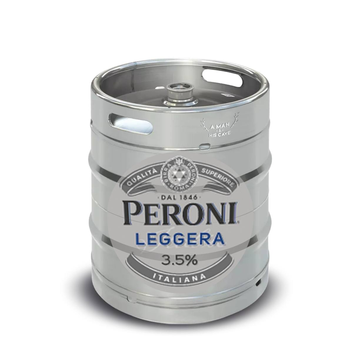 Beer Keg - Peroni Leggera 50lt Commercial Keg D-Type Coupler [QLD]