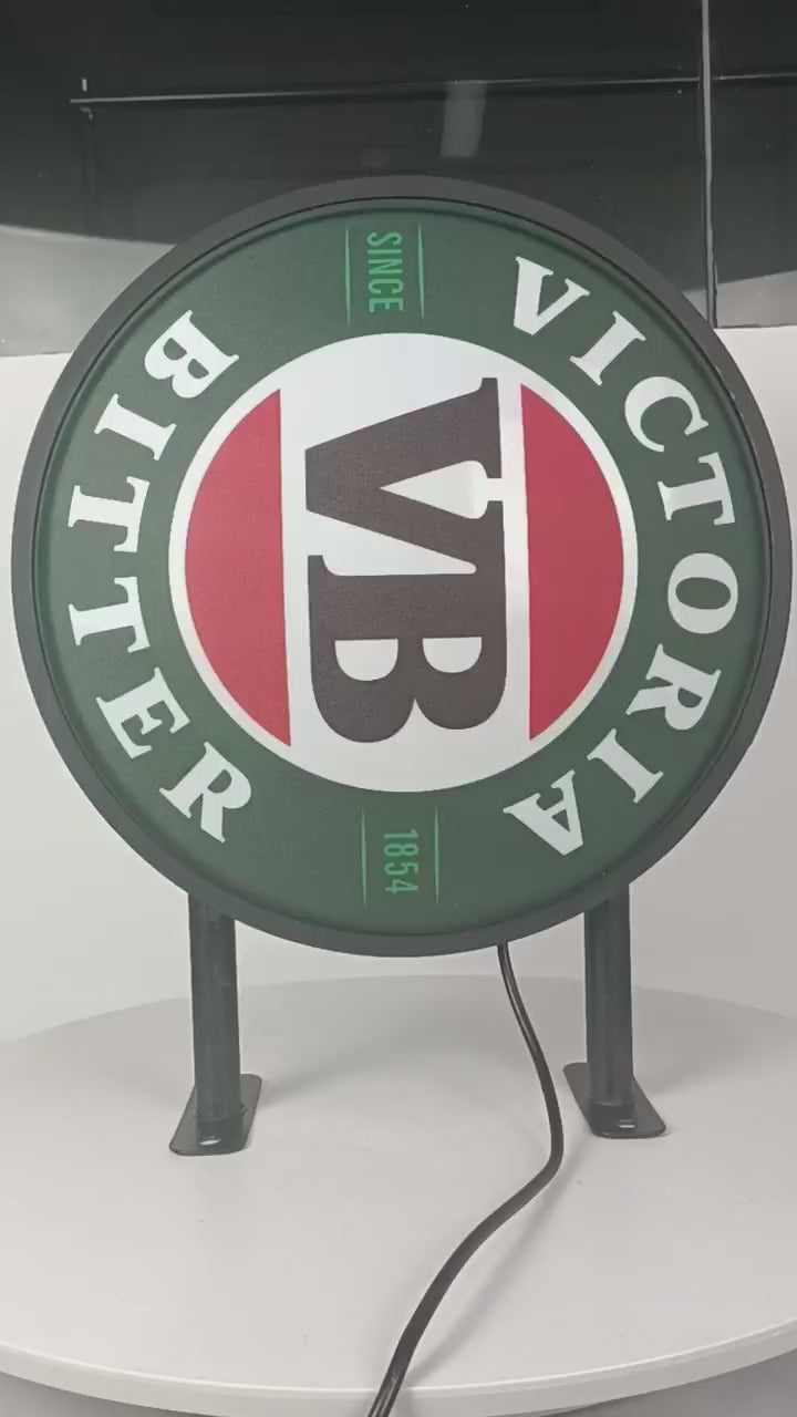 VB Victoria Bitter Beer Bar Lighting Wall Sign Light