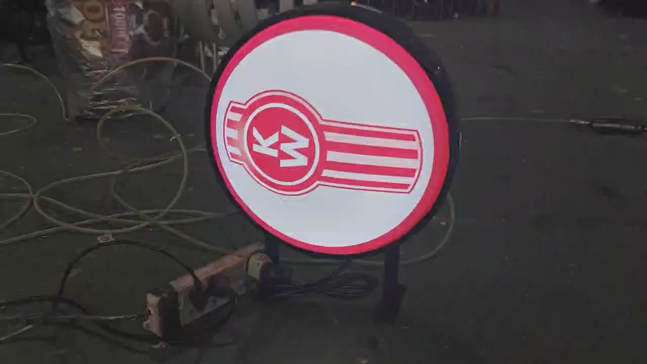 Kenworth Trucks Semitrailer Bar Lighting Wall Sign Light LED