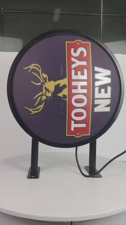 TOOHEYS NEW BEER Bar Lighting Wall Sign Light LED