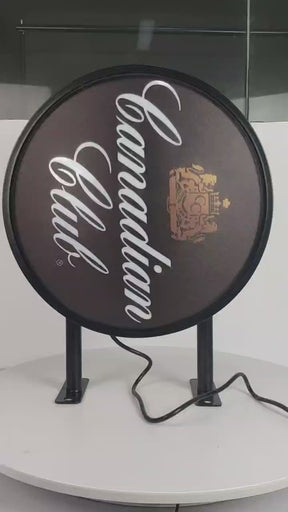 Canadian Club Spirits Bar Lighting Wall Sign Light LED