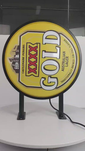 XXXX Gold Lager Beer Bar Lighting Wall Sign Light LED (ON BACKORDER FOR EARLY NOVEMBER)