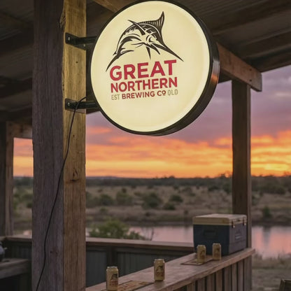 Great Northern Brewing Co Beer Bar Lighting Wall Sign Light LED