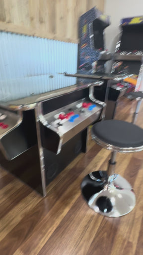 Premium Arcade Bar Stool - Black