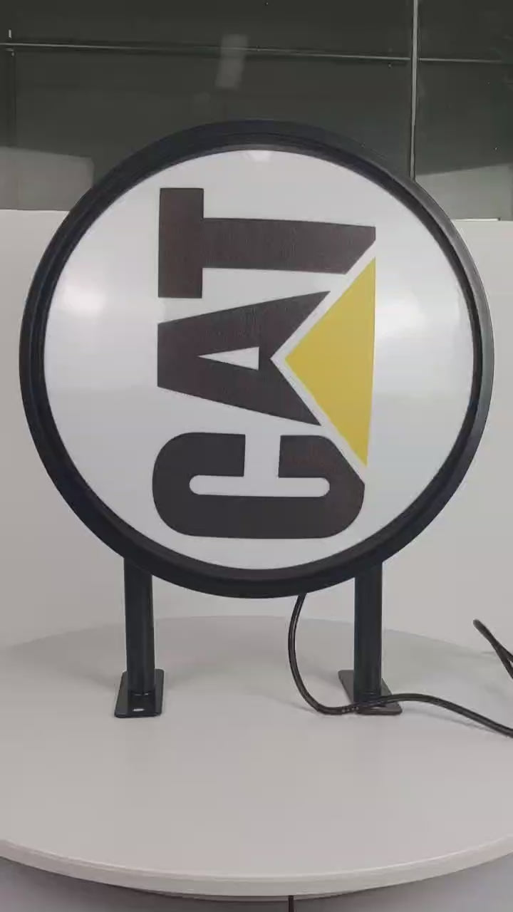 CAT Caterpillar Earth Moving Bar Lighting Wall Sign Light LED [ON BACKORDER FOR MID FEB]