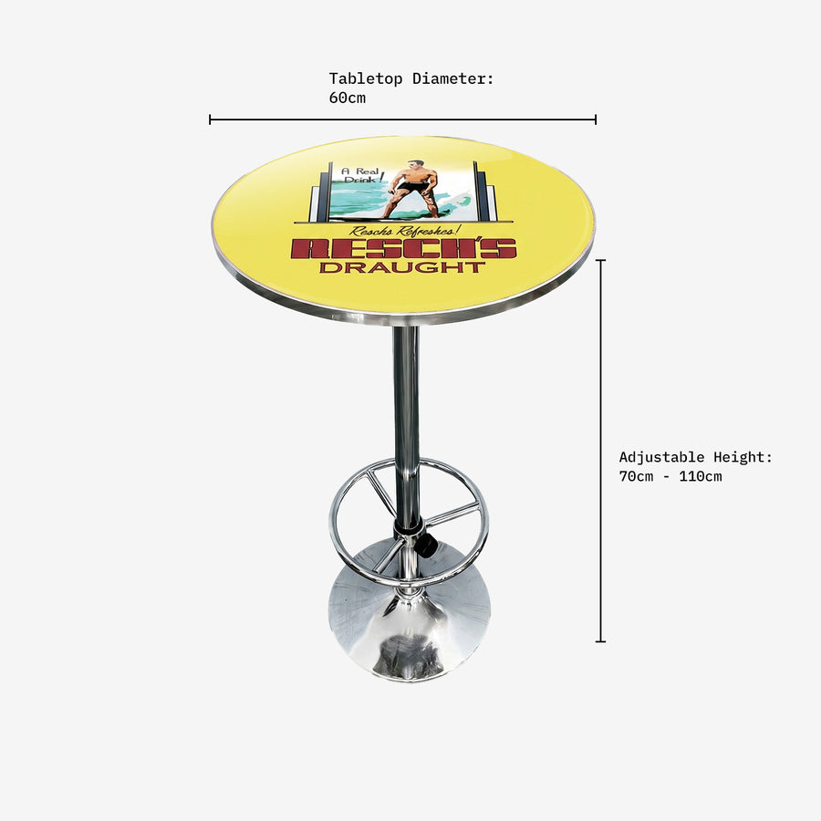 Resch's Bar Table dimensions