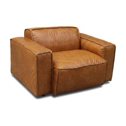 Tanner Slab Armchair – Tan