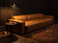 Tanner Four-Seat Slab Lounge - Tan