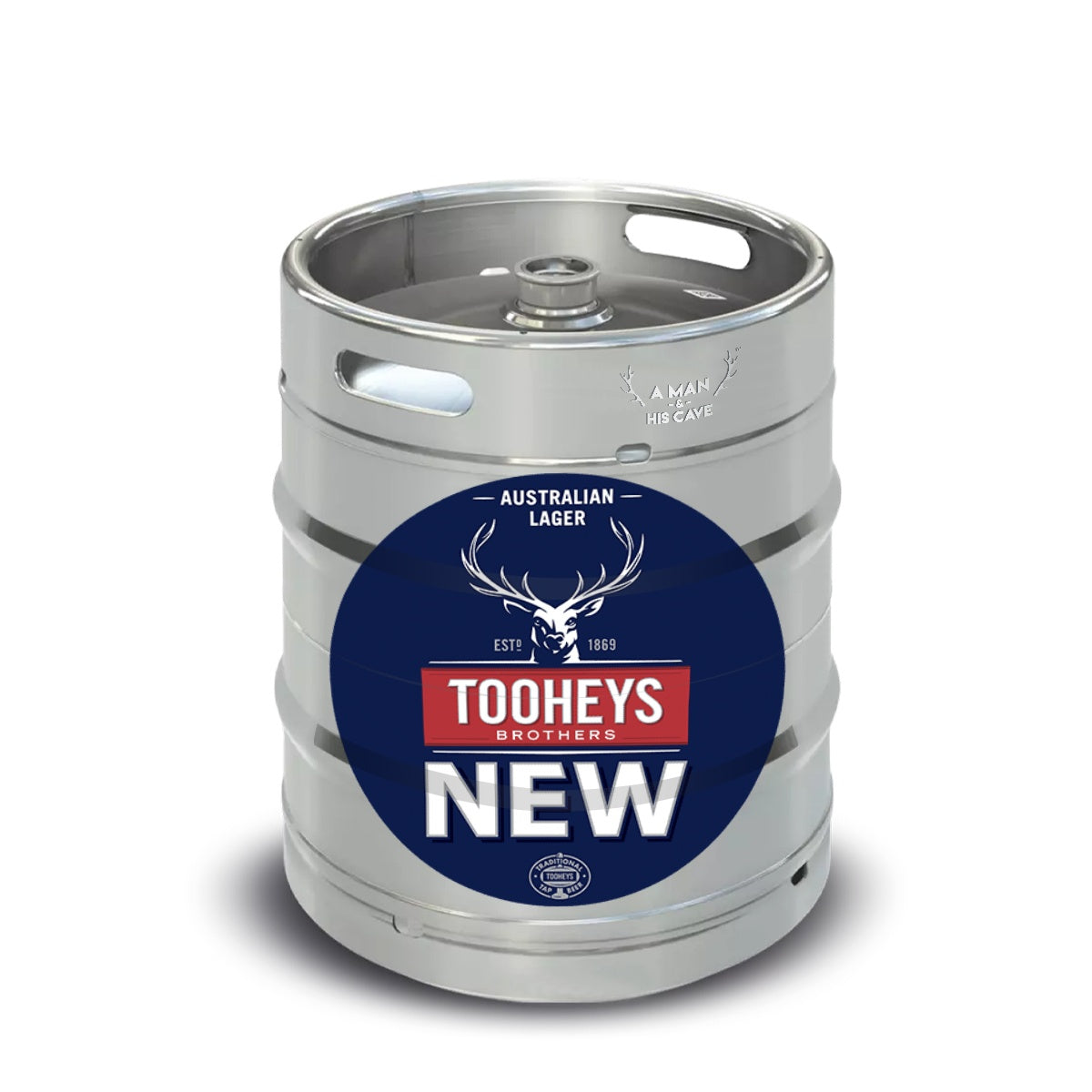 Beer Keg - Tooheys New 50lt Commercial Keg 4.6% A-Type Coupler [NSW]