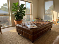 The Understudy Grand - Tufted Grand Ottoman