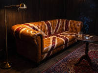 Windsor Union Jack Chesterfield Lounge - Vintage Tan