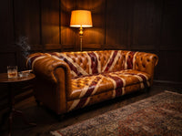 Windsor Union Jack Chesterfield Lounge - Vintage Tan