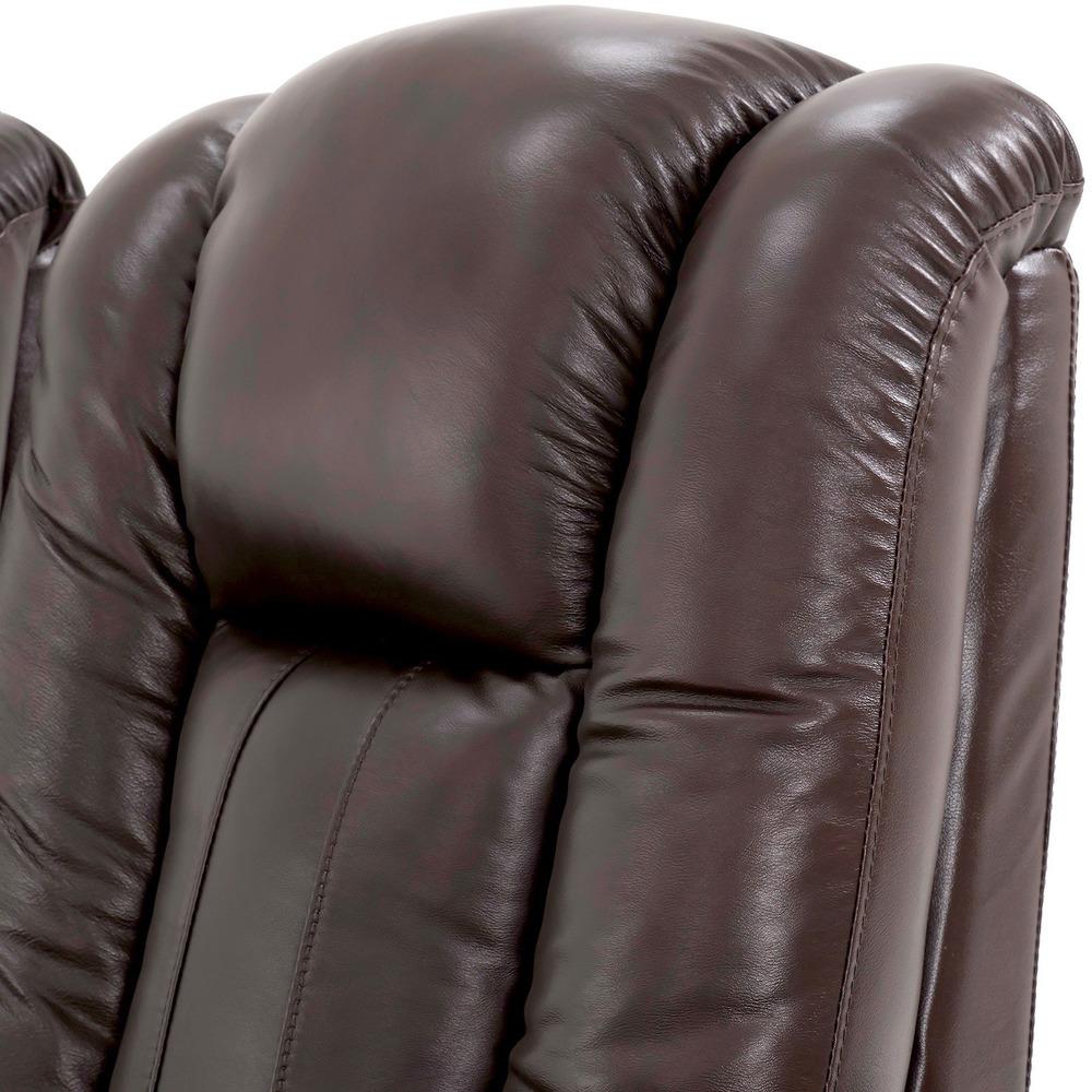 Premium Leather Executive 4 Seater Recliner - Electric