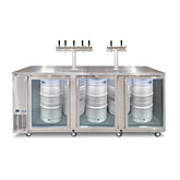 Grand Deluxe 3 Stainless Steel - 3 Door