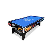 Ford Logo 7FT MDF Black Pool Snooker Billiards Table Free Accessory