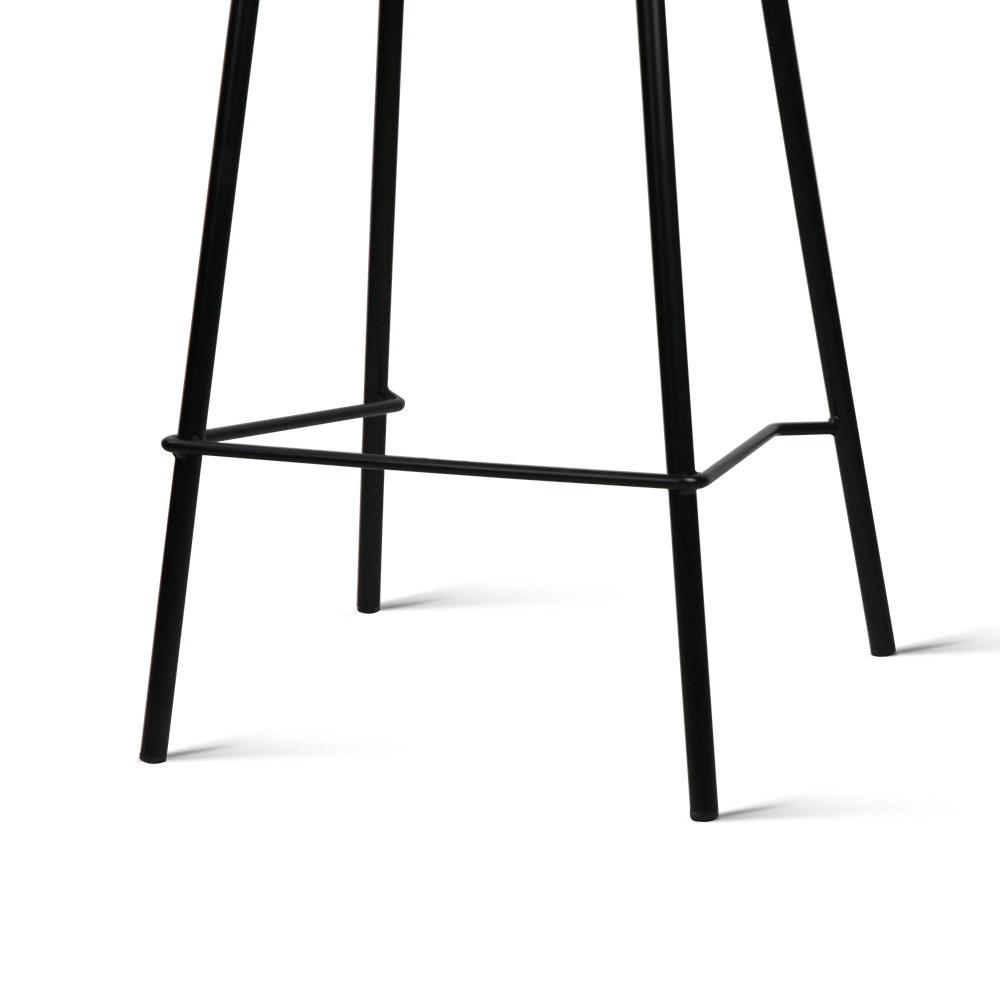 Furniture > Bar Stools & Chairs - Artiss Set Of 2 Metal Bar Stools - Black