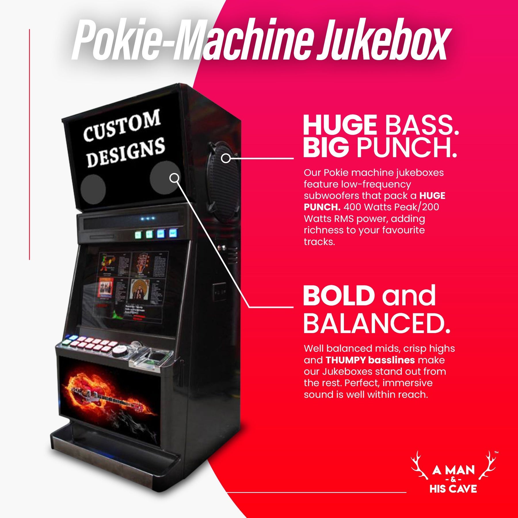 Custom Designed Pokie Jukebox