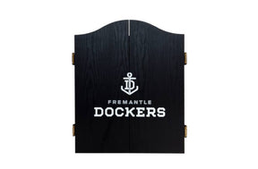 Fremantle Dockers Freo AFL Dart Board And Cabinet Set