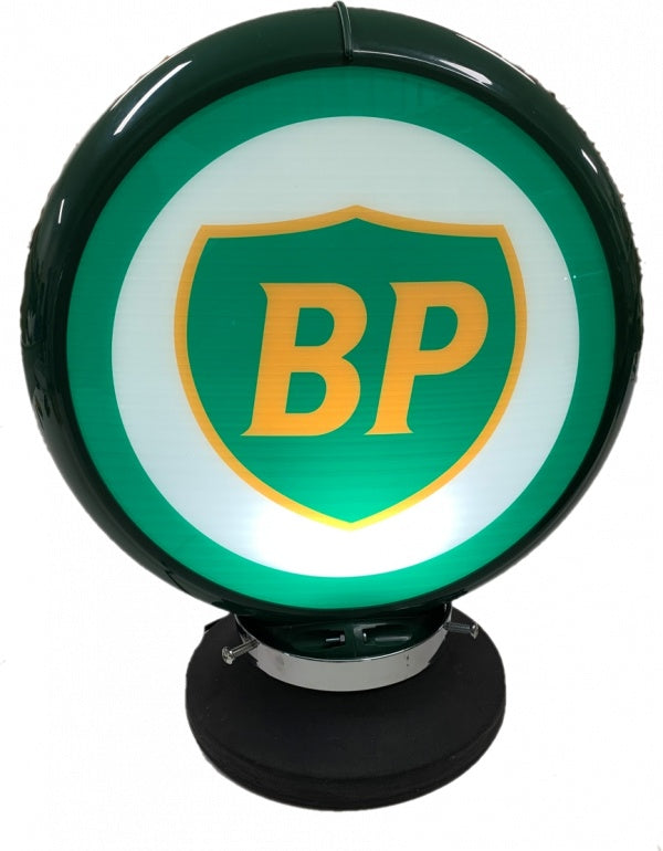 Beer Brand Signs - BP Fuel Petrol Gas Bowser Bar Lighting Garage Light Sign Illuminated Globe On Base
