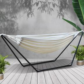 Furniture > Outdoor - Gardeon Hammock Bed With Steel Frame Stand