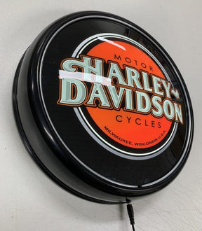 Beer Brand Signs - Harley Davidson Motor Cycles LED Bar Lighting Wall Sign Light Button