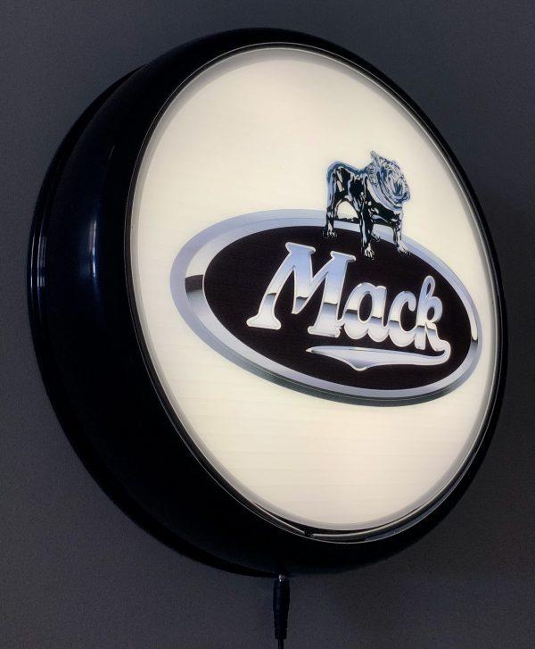 Beer Brand Signs - Mack Truck Semi Trailer LED Bar Lighting Wall Sign Light Button White/Black