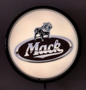 Beer Brand Signs - Mack Truck Semi Trailer LED Bar Lighting Wall Sign Light Button White/Black