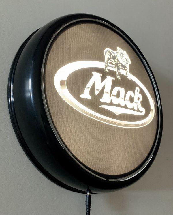 Beer Brand Signs - Mack Truck Semi Trailer LED Bar Lighting Wall Sign Light Button Black