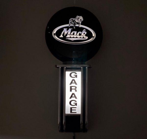 Massive Mack Truck Semi Trailer GARAGE Wall Sign Led Bar Lighting Light Black