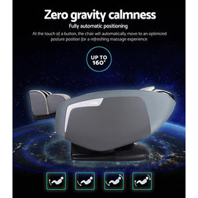 Health & Beauty > Massage - Livemor 3D Electric Massage Chair Zero Gravity Recliner Head Massager Air Bag