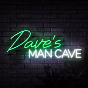 PERSONALIZED MAN CAVE NEON SIGN