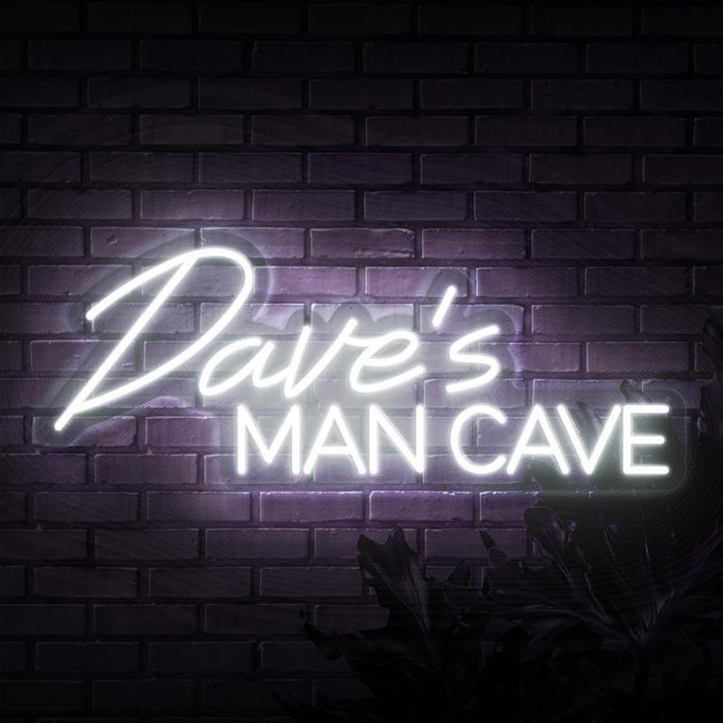PERSONALIZED MAN CAVE NEON SIGN