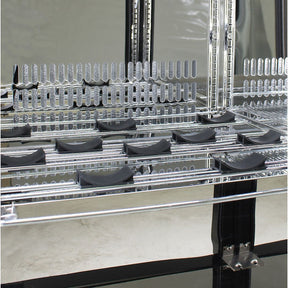 Bar Fridge - Rhino Stainless Steel 1 Heated Glass Door Bar Fridge With LG Compressor