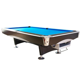 Pool Table - 9FT Slate Superior 9 Ball Pool / Billiards / Snooker Table Blue Felt (BACK ORDER FOR EARLY FEB)