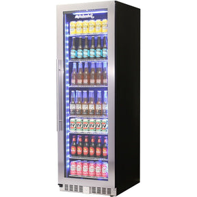 Bar Fridge - Schmick Upright Glass Door Drinks Refrigerator Model BD425B