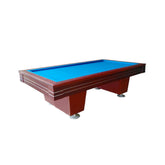 Pool Table - 9FT Slate Carom Pool / Billiards / Snooker Table Blue Felt